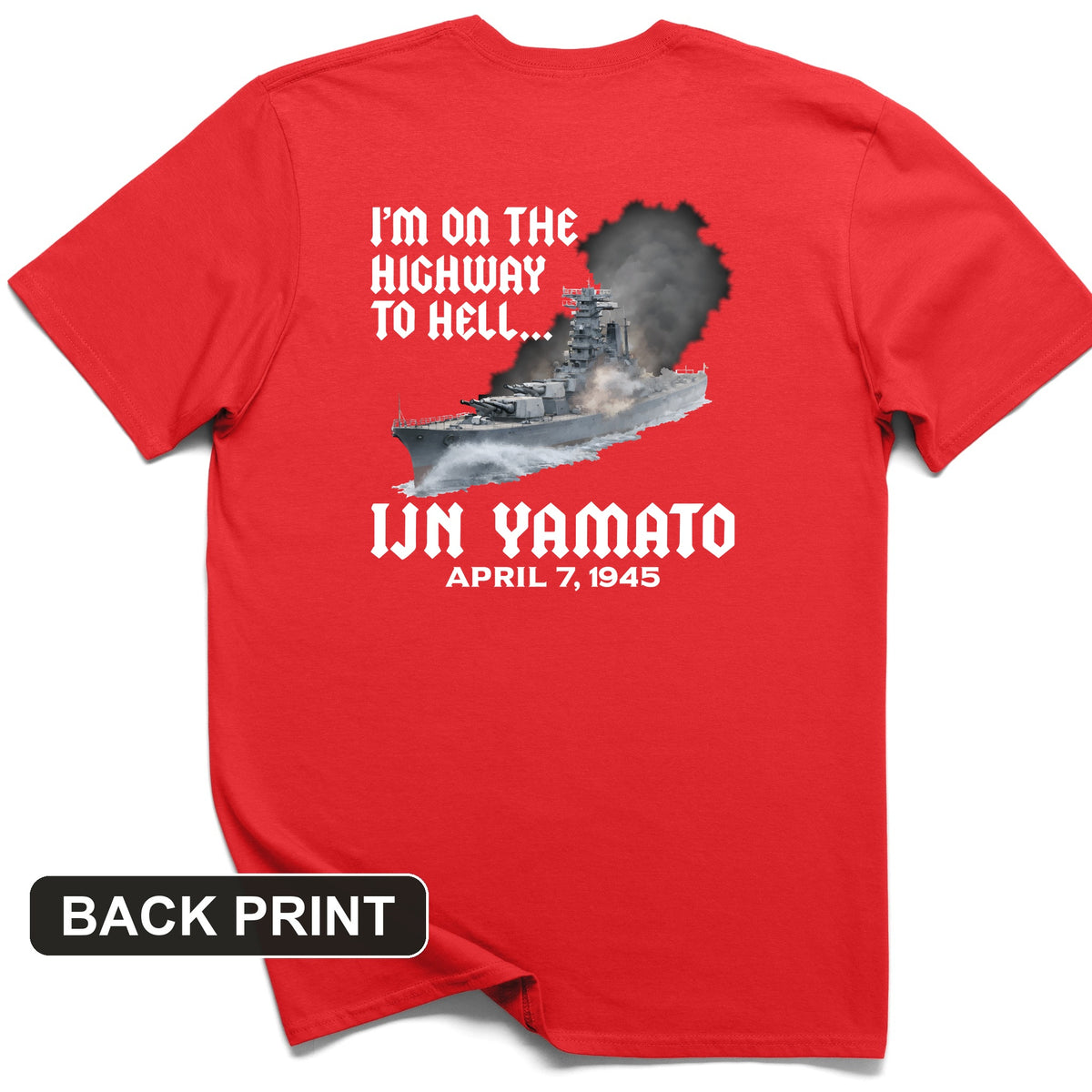 Yamato Back Print T-Shirt