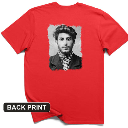 Young Stalin Back Print T-Shirt