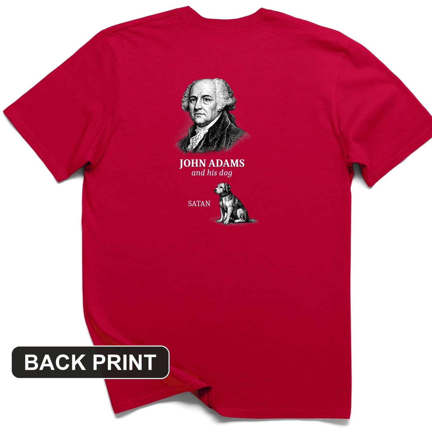 Adams and Satan Back Print T-Shirt