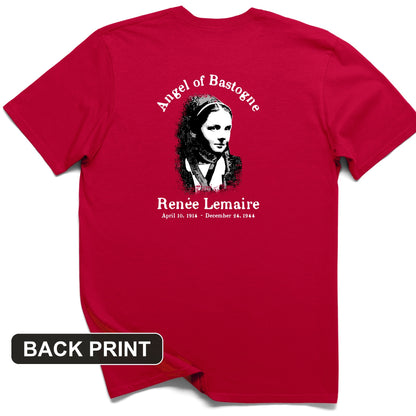 Angel of Bastogne Back Print T-Shirt