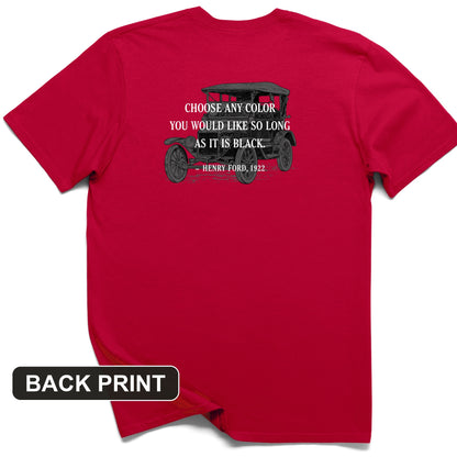 Any Color Back Print T-Shirt
