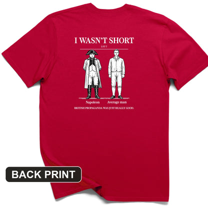 Average Height Back Print T-Shirt