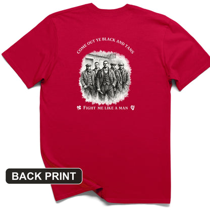 Black and Tans Back Print T-Shirt