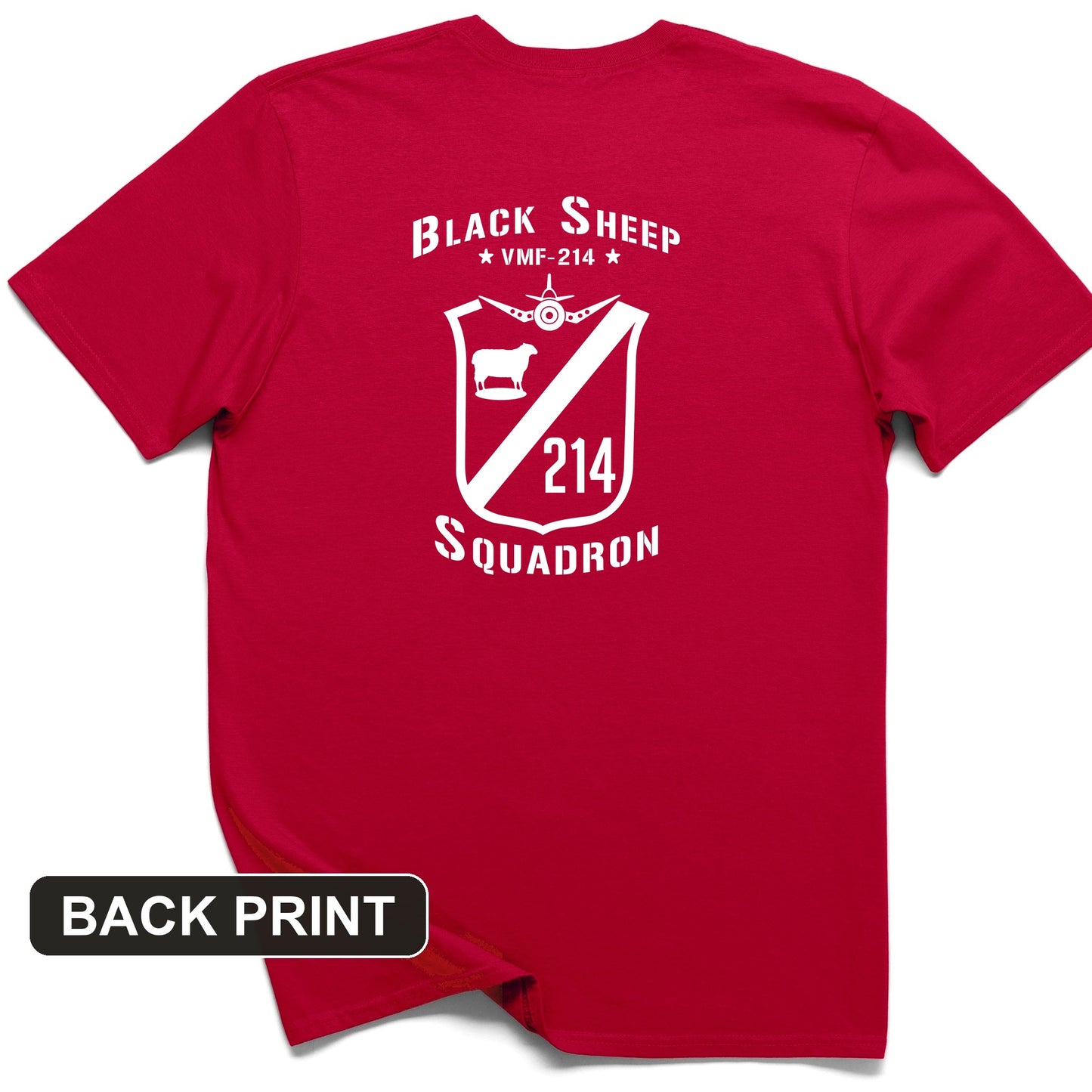 Black Sheep Back Print T-Shirt