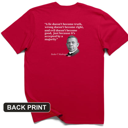 Booker T Washington Back Print T-Shirt