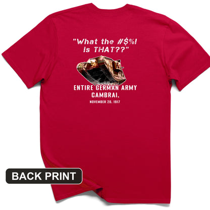 Cambrai 1917 Back Print T-Shirt