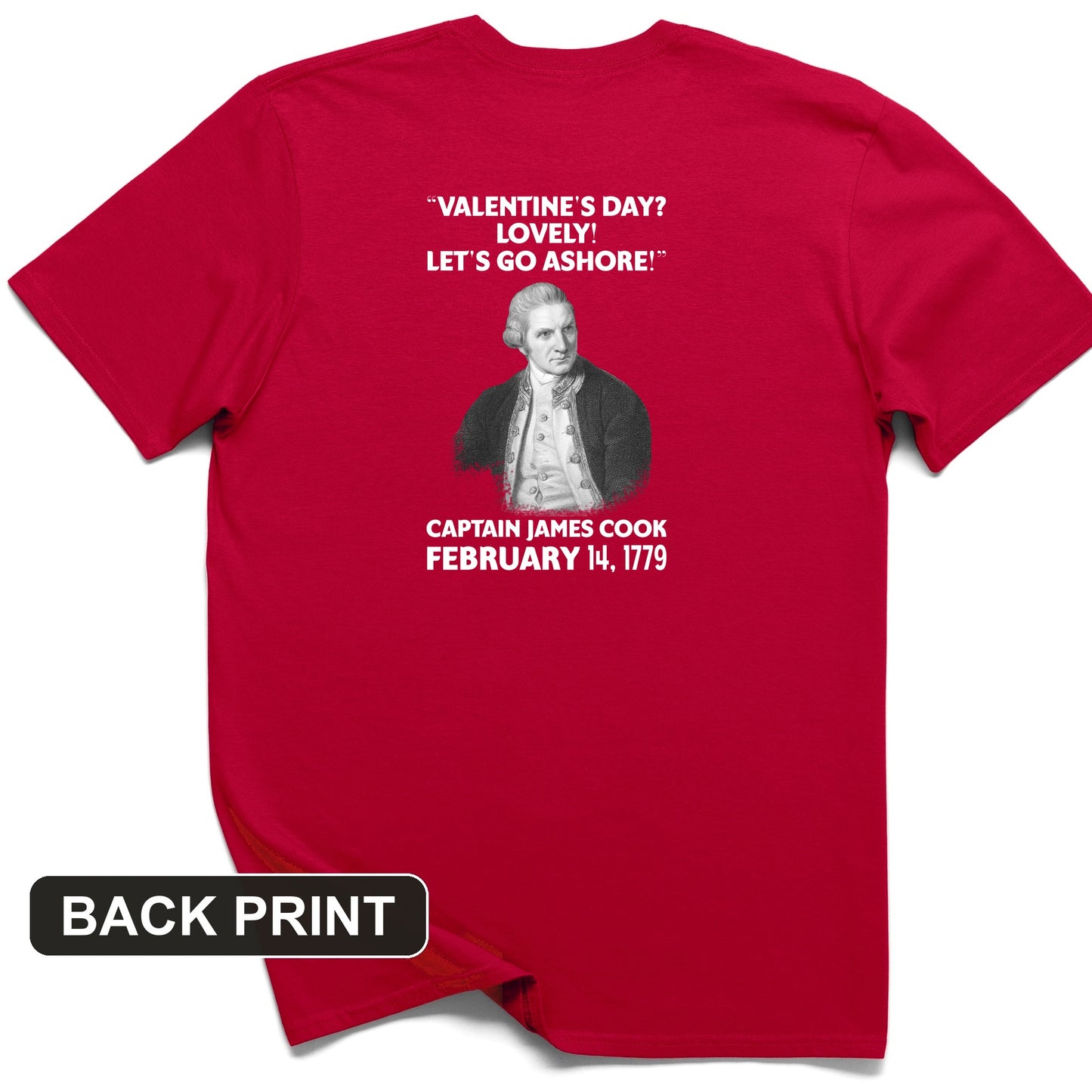 Captain Cook Back Print T-Shirt