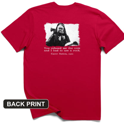 Carry Nation Back Print T-Shirt