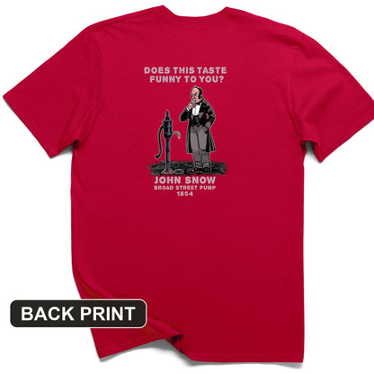 Cholera Fountain Back Print T-Shirt