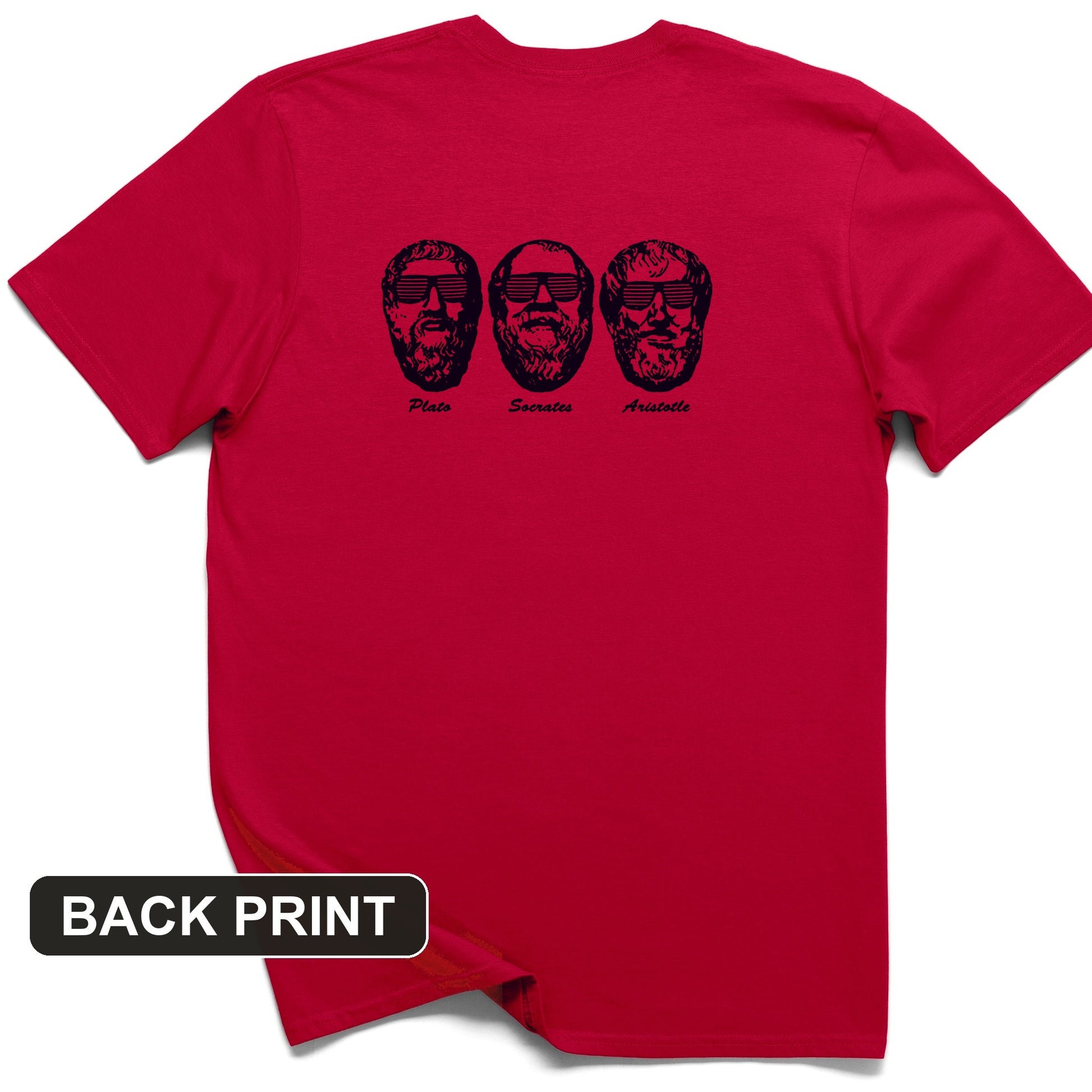 Cool Philosophers Back Print T-Shirt