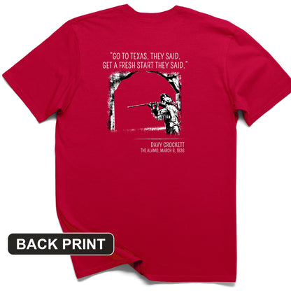 Davy Crockett Back Print T-Shirt