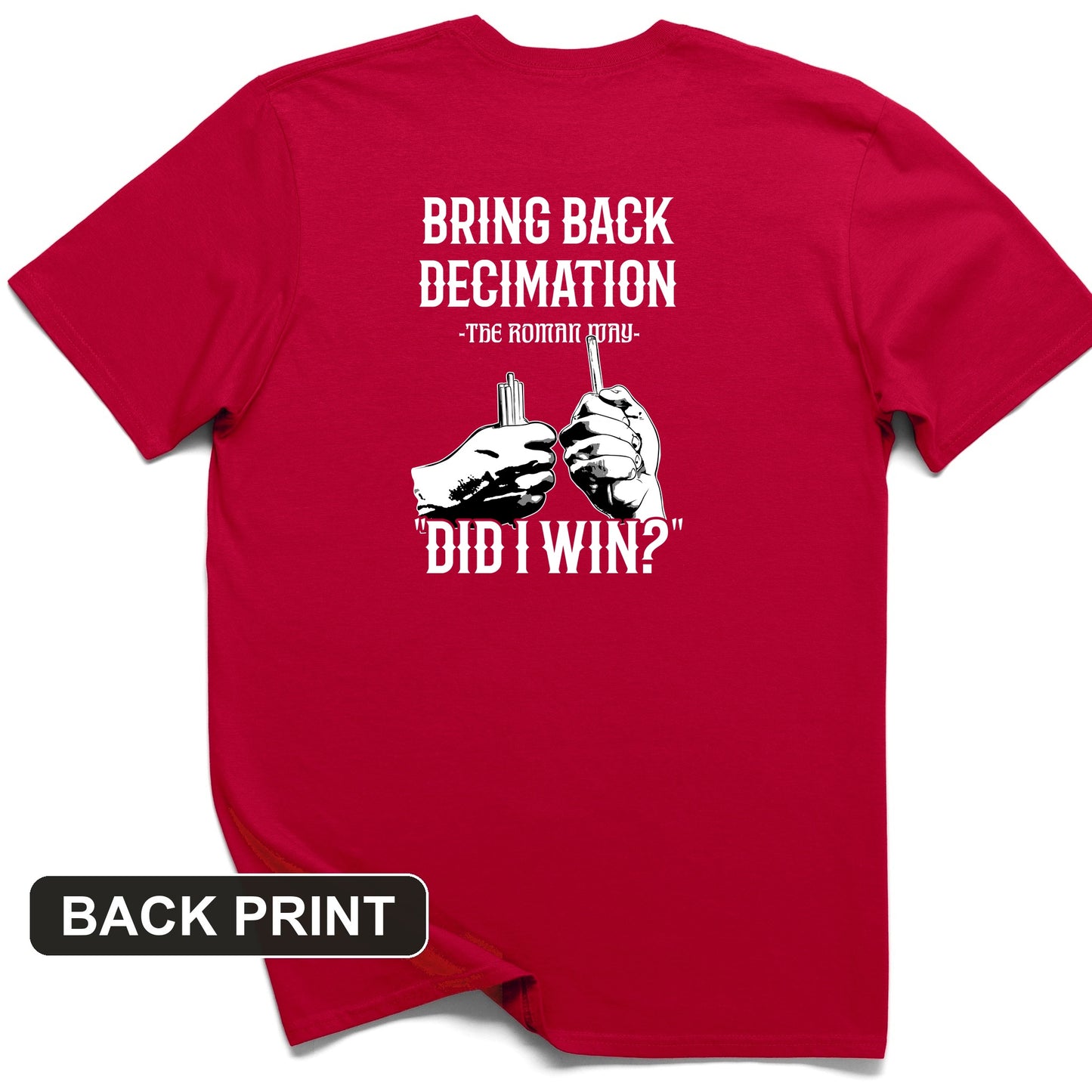 Decimation Back Print T-Shirt