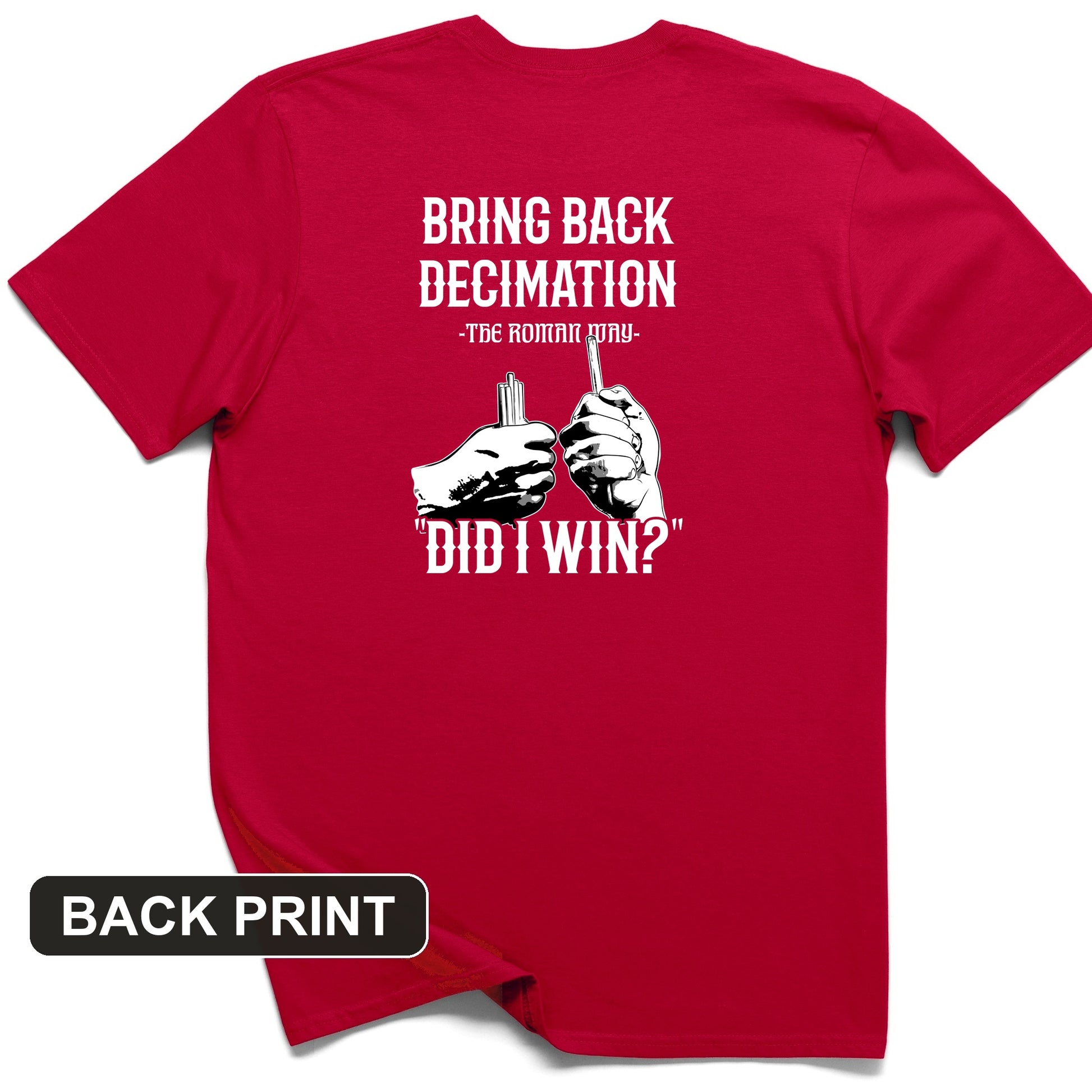 Decimation Back Print T-Shirt