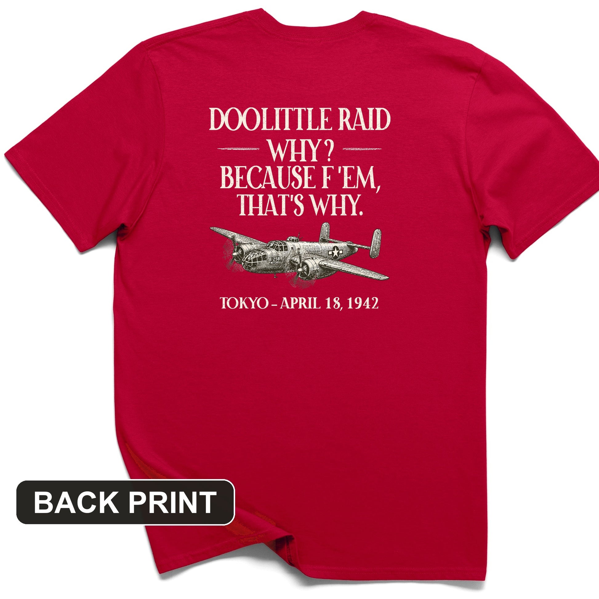Doolittle Raid Back Print T-Shirt