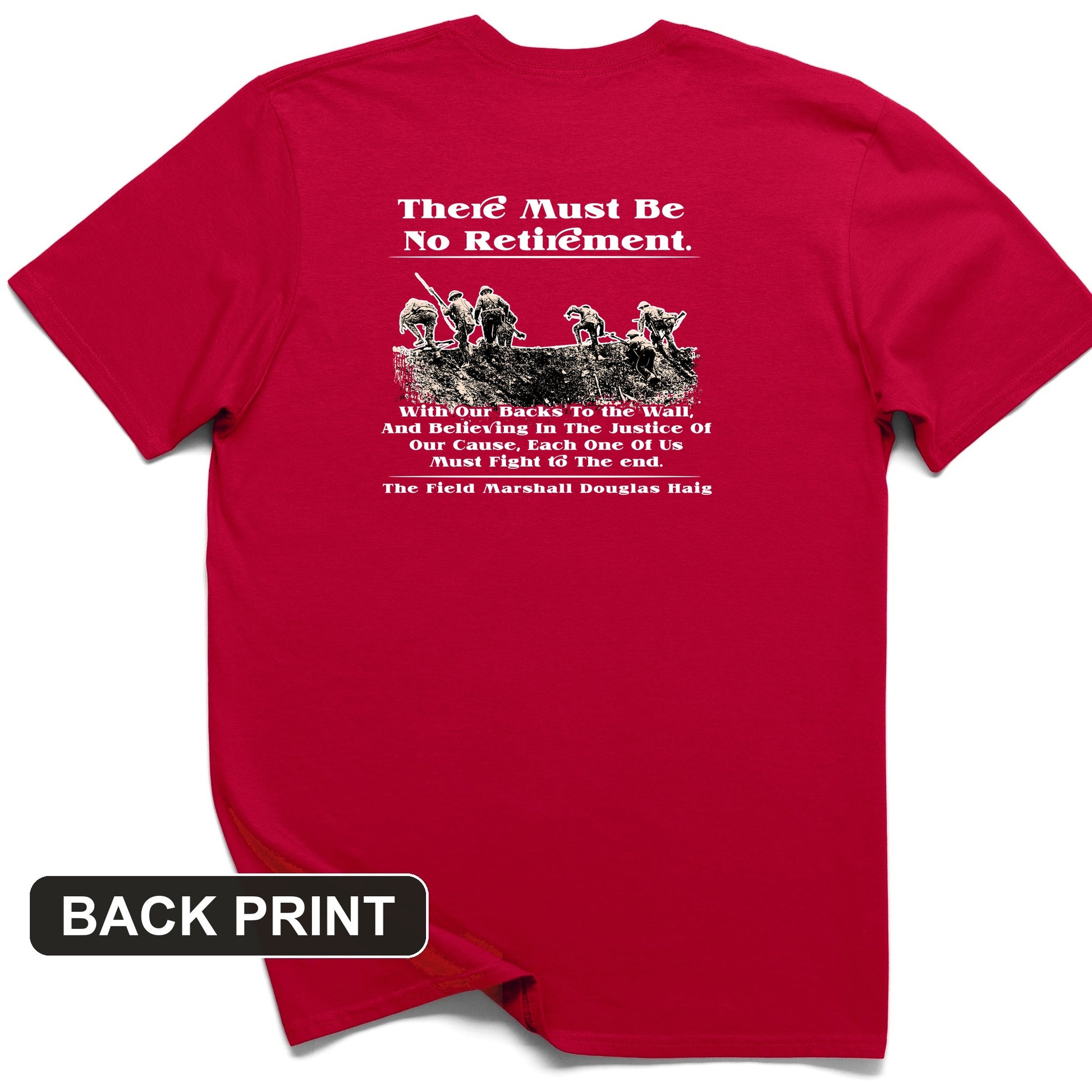 Douglas Haig Back Print T-Shirt