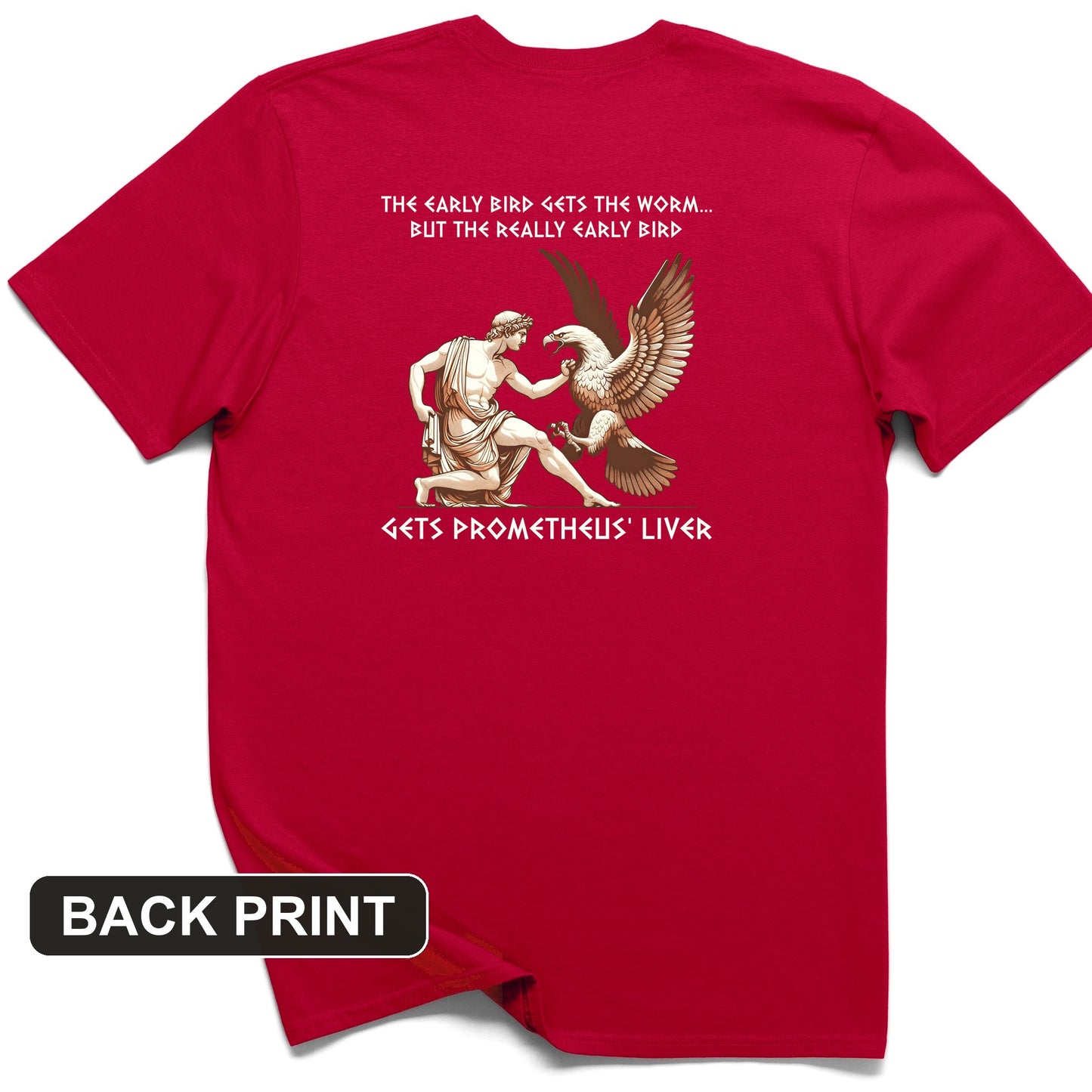Early Bird Back Print T-Shirt