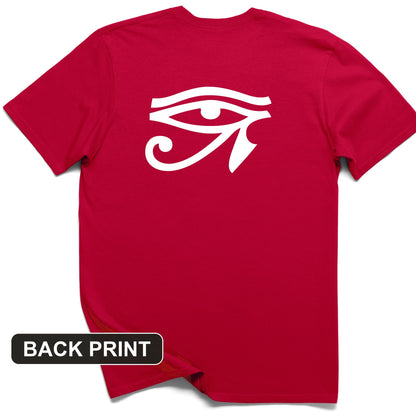 Eye of Ra Back Print T-Shirt