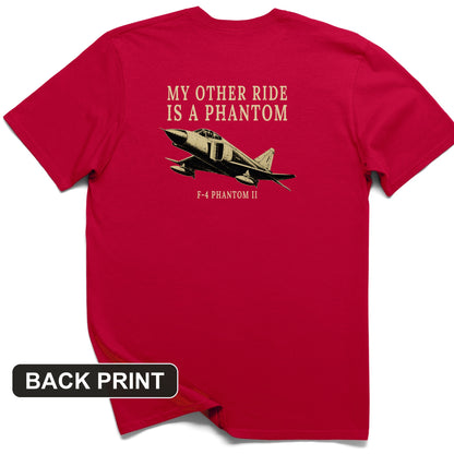 F-4 Phantom Back Print T-Shirt