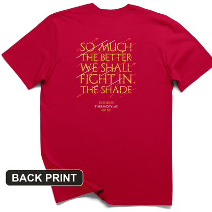 Fight In The Shade Back Print T-Shirt