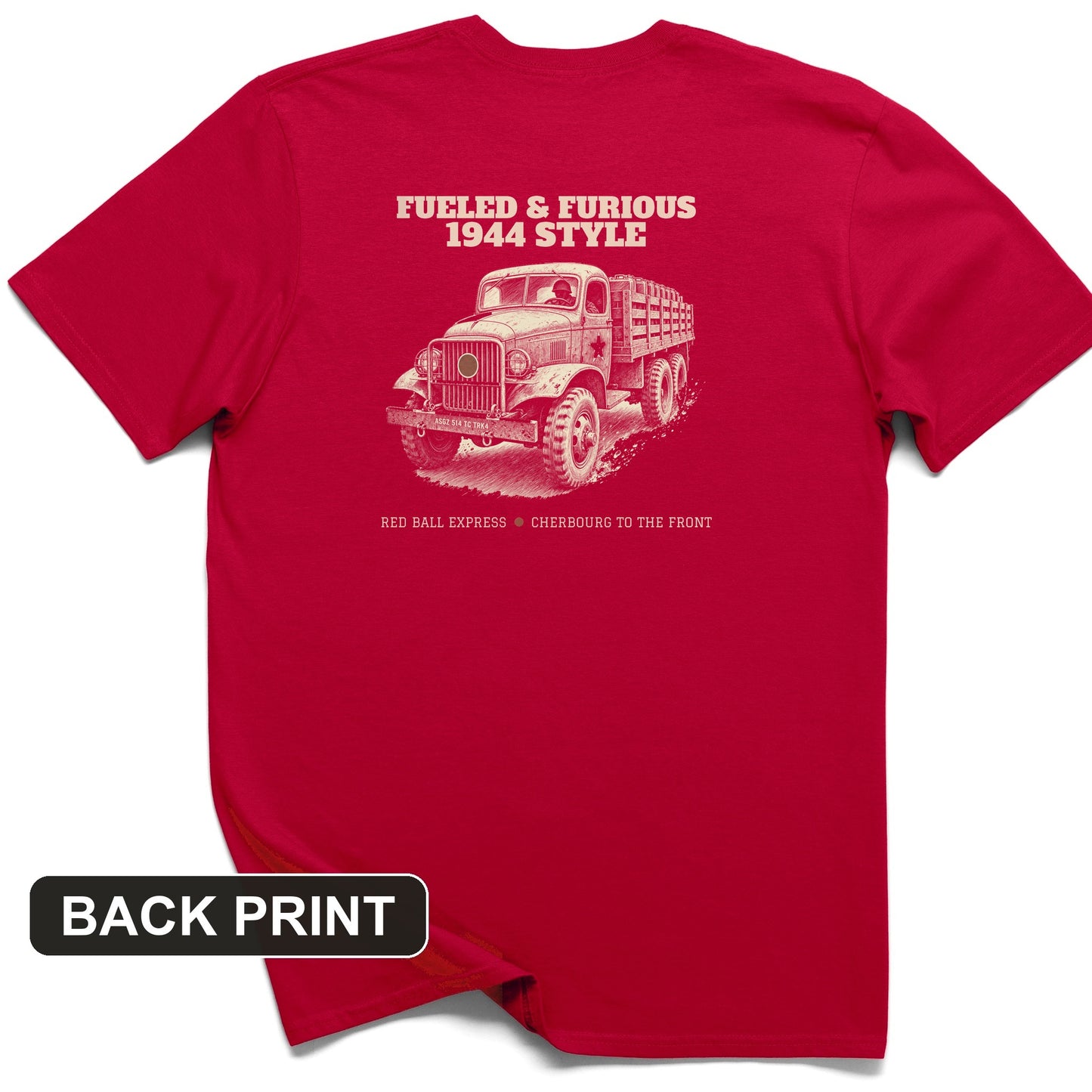 Fueled and Furious Back Print T-Shirt
