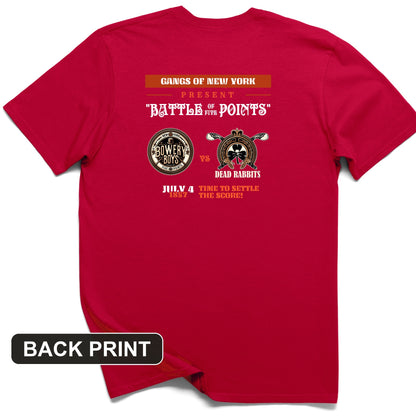 Gangs of New York Back Print T-Shirt