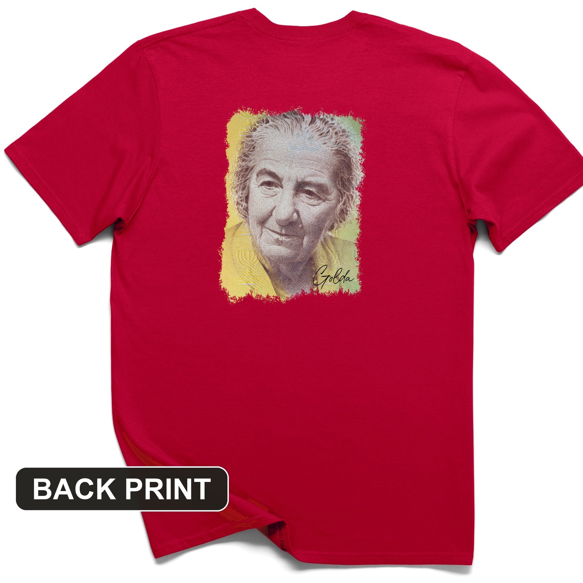 Golda Meir Back Print T-Shirt