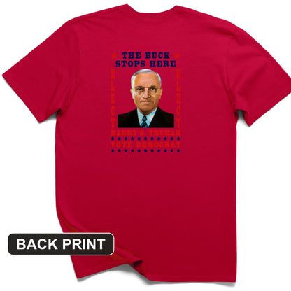 Harry Truman Back Print T-Shirt