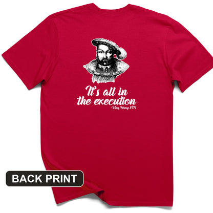 Henry VIII Execution Back Print T-Shirt