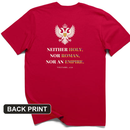 Holy Roman Empire Voltaire Back Print T-Shirt