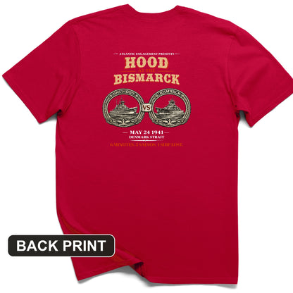 Hood vs Bismark Back Print T-Shirt