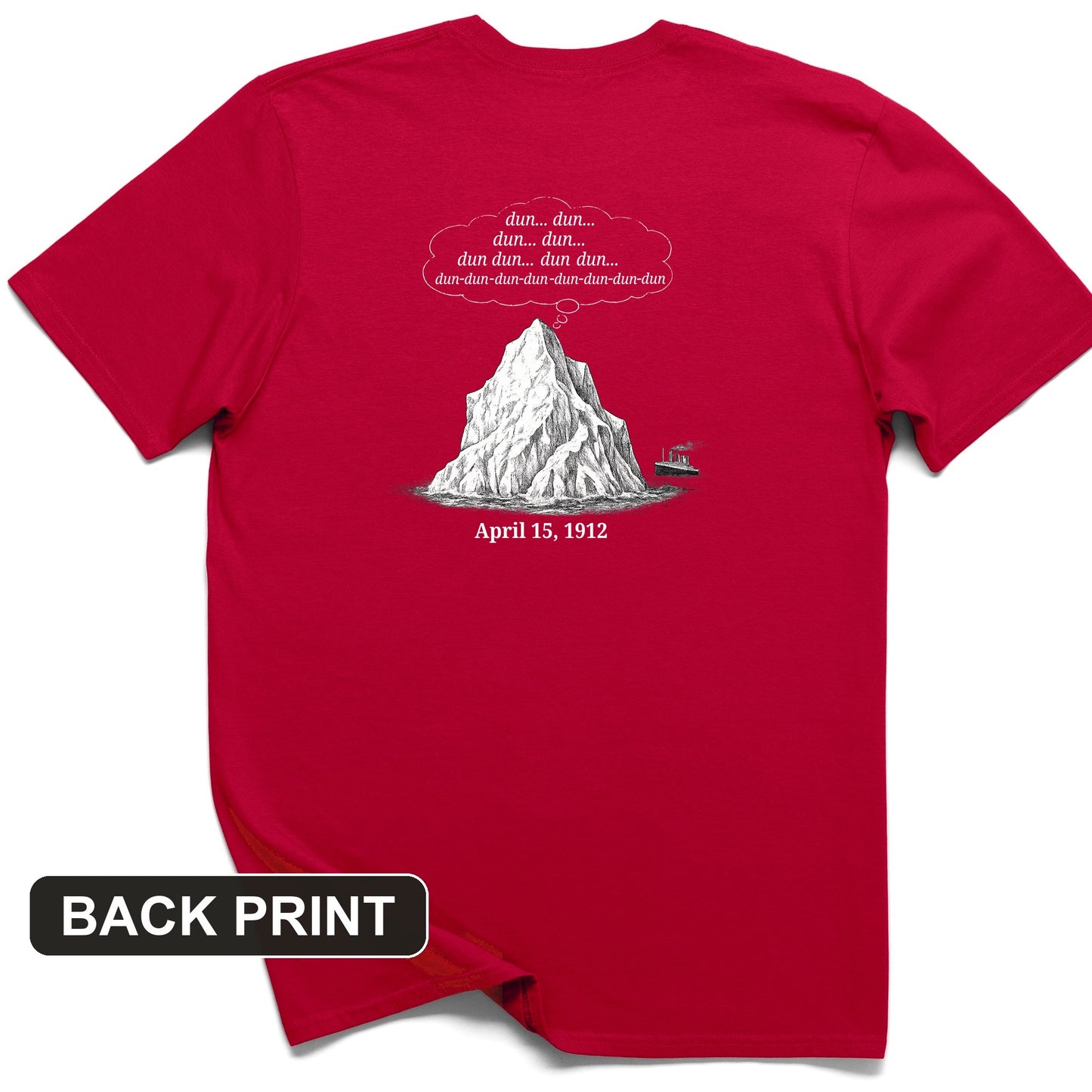 Iceberg Jaws Back Print T-Shirt
