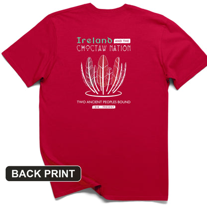 Irish-Choctaw Friendship Back Print T-Shirt