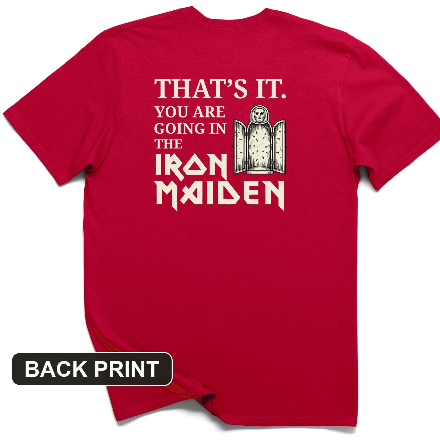 Iron Maiden Back Print T-Shirt