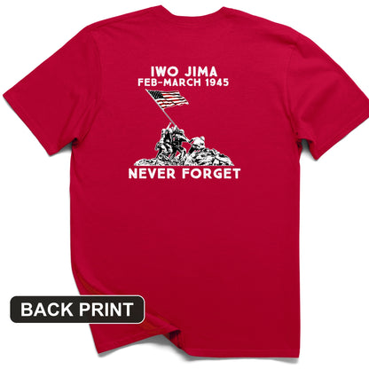 Iwo Jima Back Print T-Shirt
