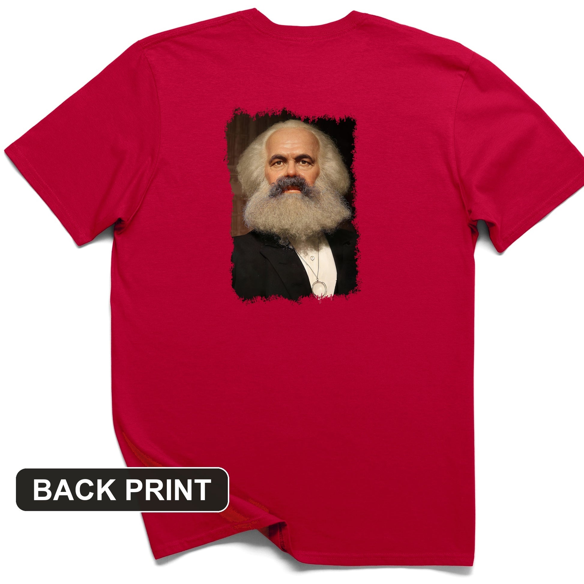 Karl Marx Back Print T-Shirt