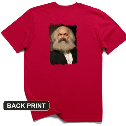 Karl Marx Back Print T-Shirt