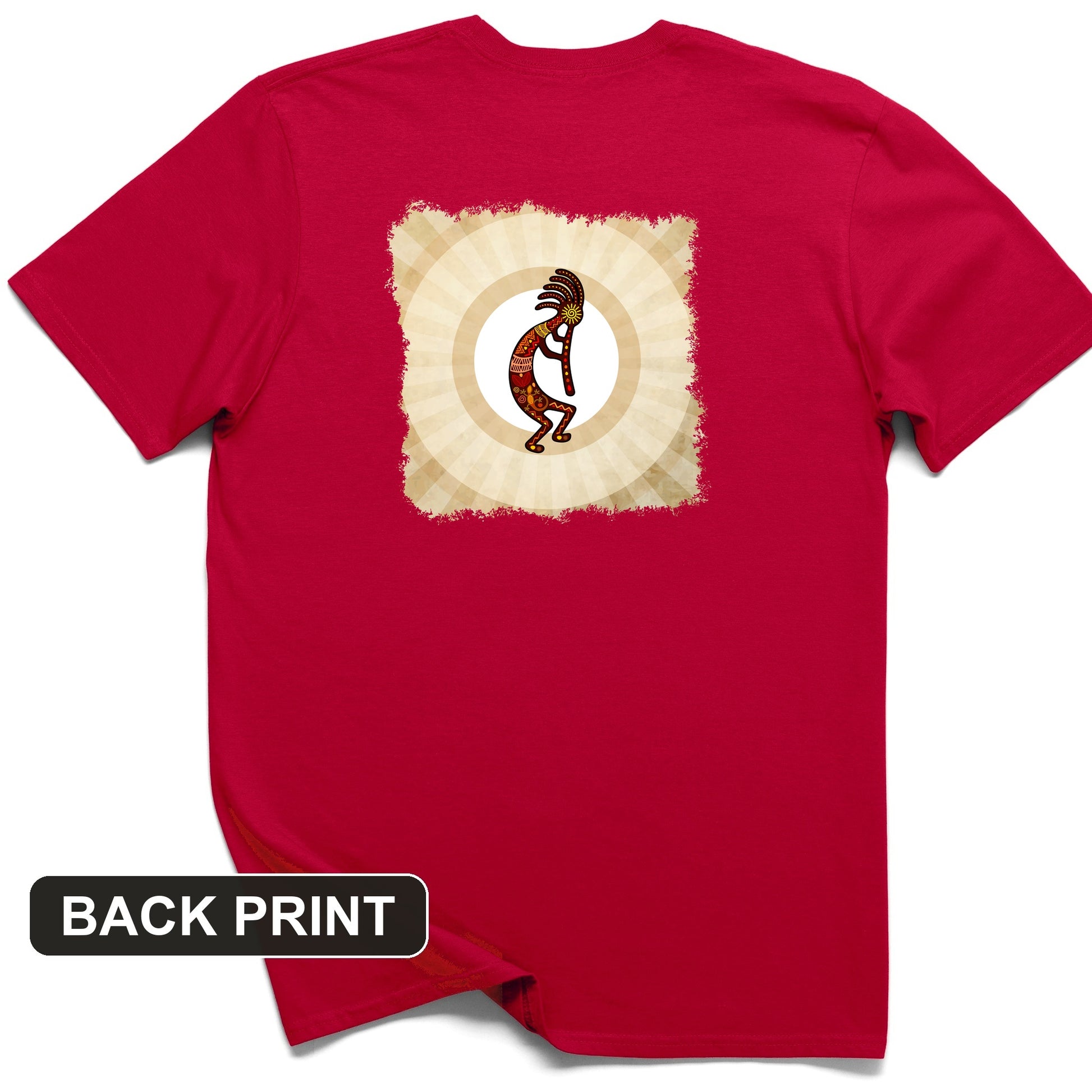 Kokopelli Back Print T-Shirt