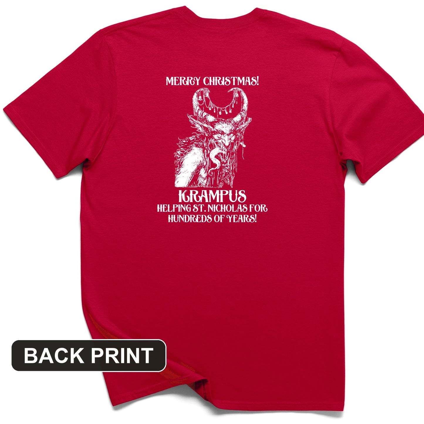 Krampus Back Print T-Shirt