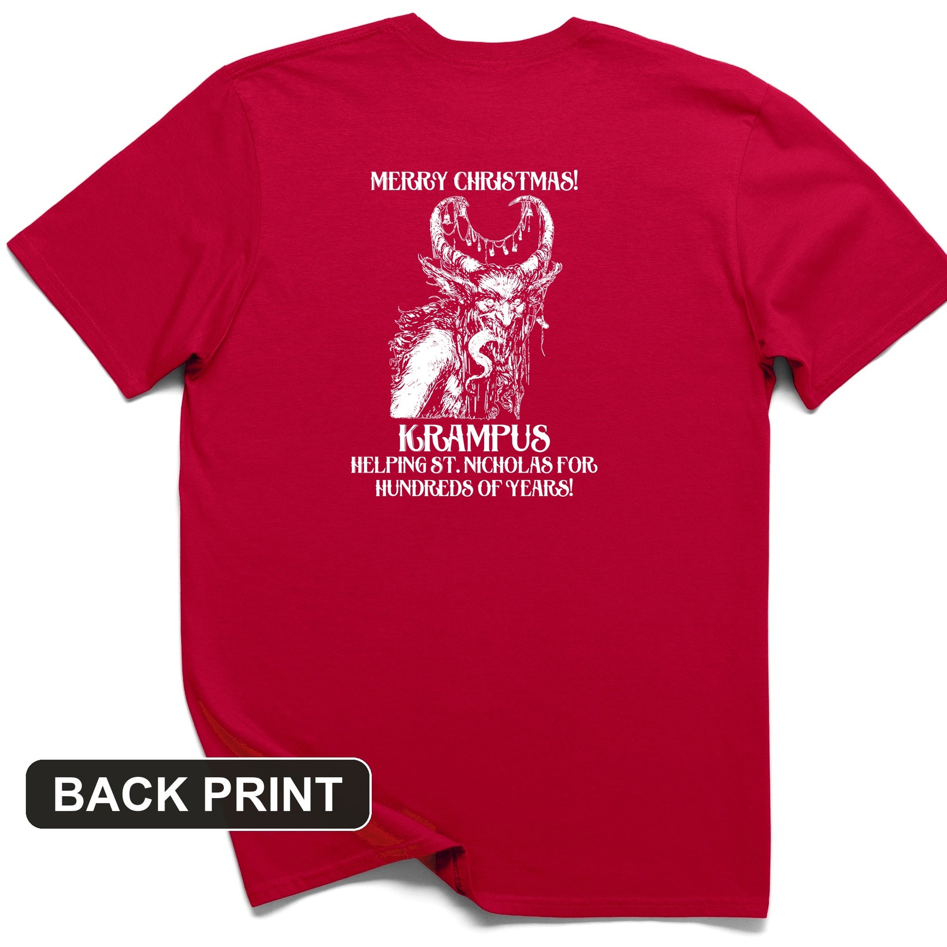 Krampus Back Print T-Shirt