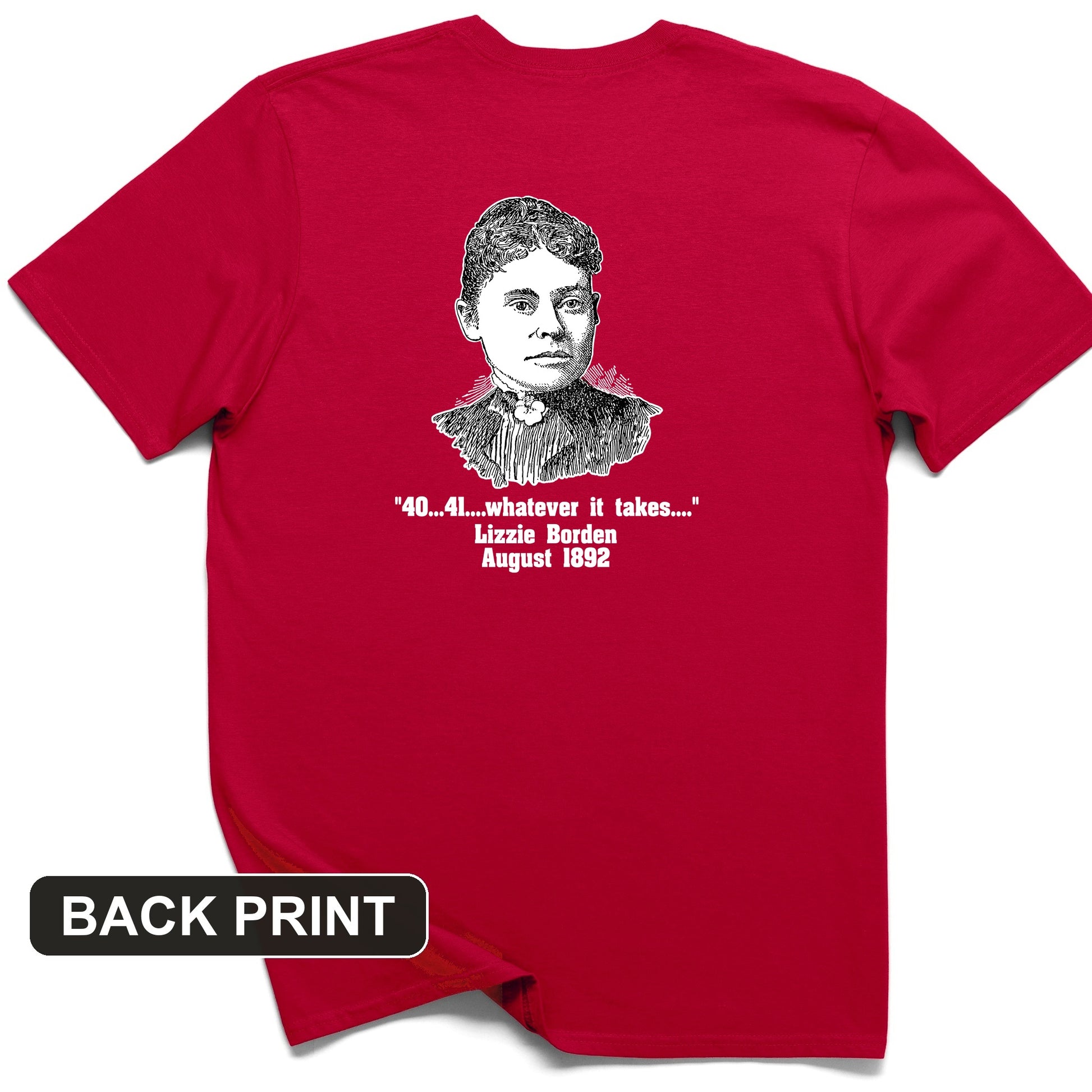 Lizzie Borden Back Print T-Shirt
