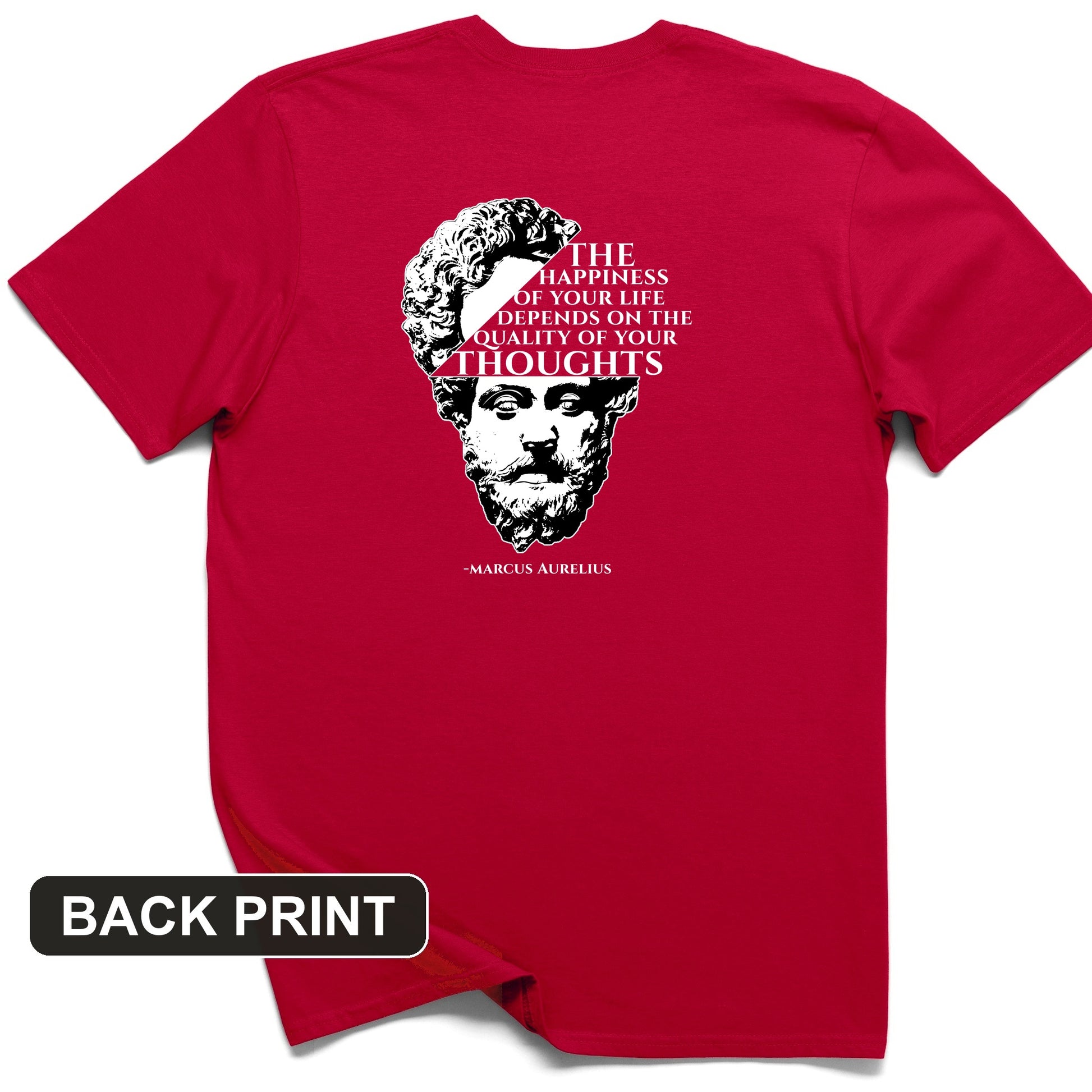 Marcus Aurelius Back Print T-Shirt
