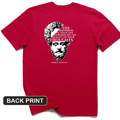 Marcus Aurelius Back Print T-Shirt