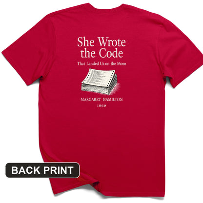 Margaret Hamilton Back Print T-Shirt