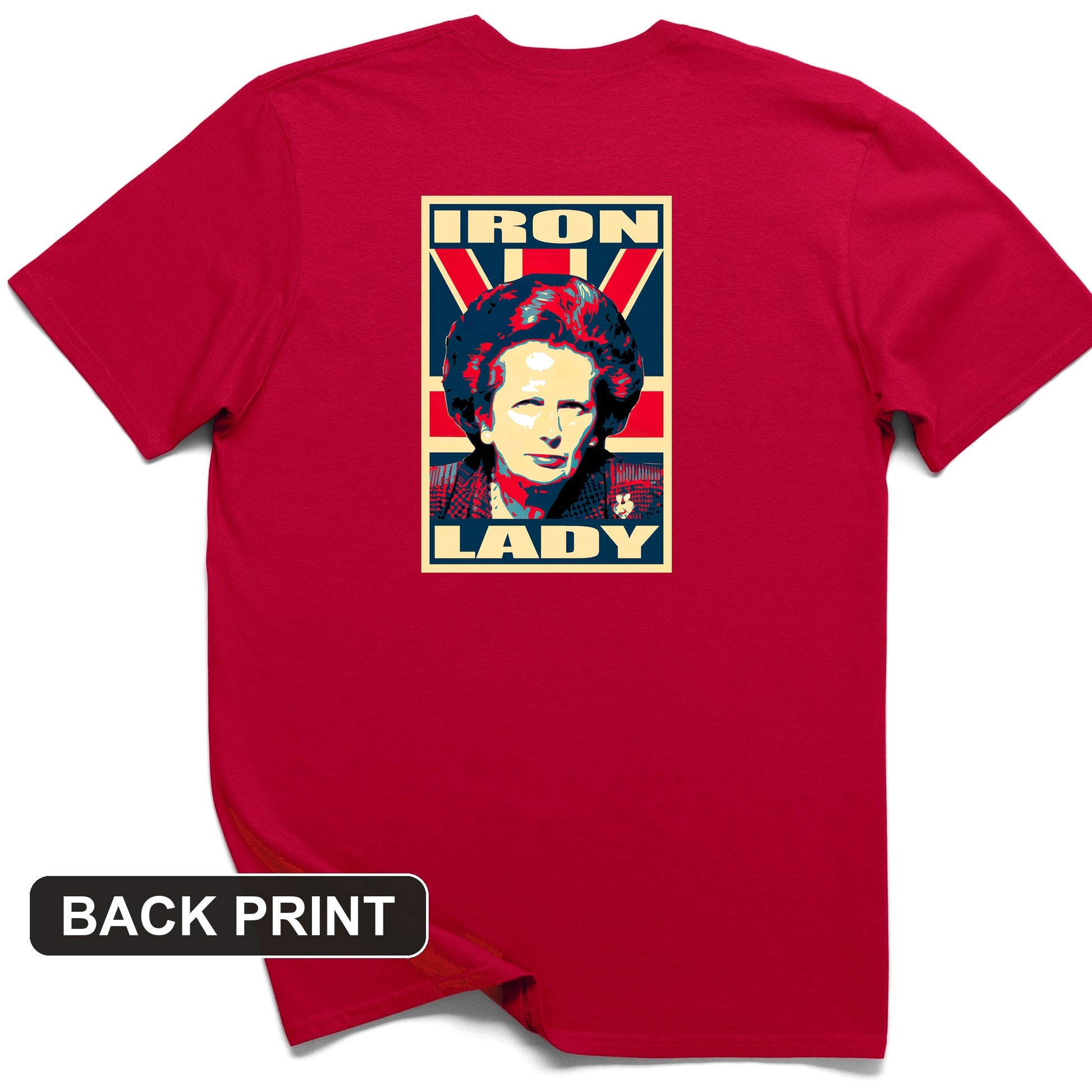 Margaret Thatcher Back Print T-Shirt