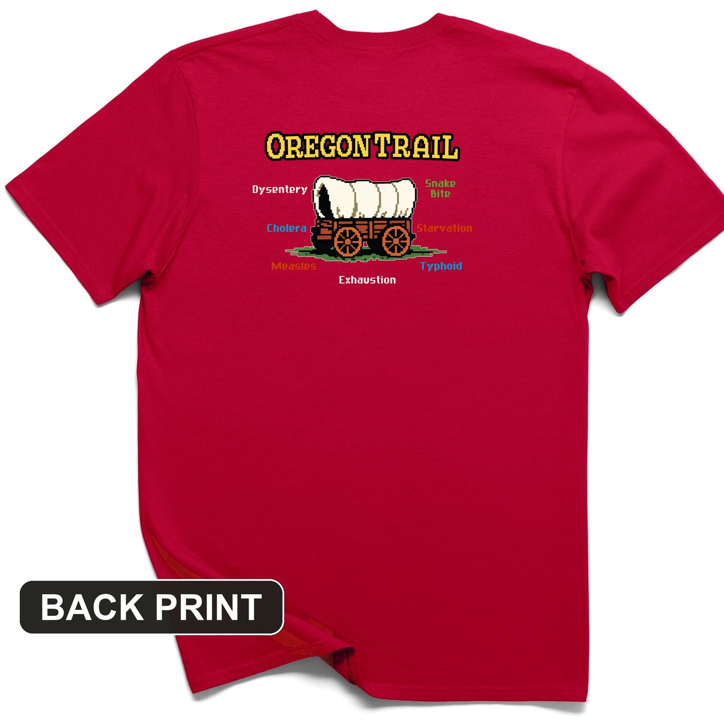Oregon Trail Back Print T-Shirt