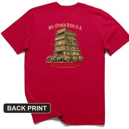 Other Ride Siege Tower Back Print T-Shirt