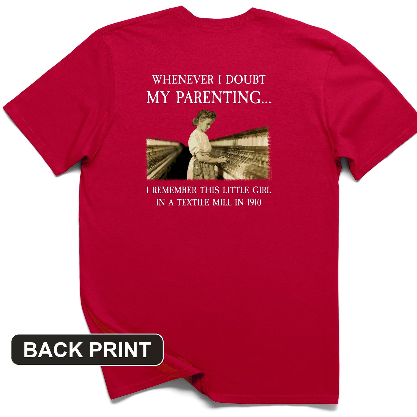 Parenting Back Print T-Shirt