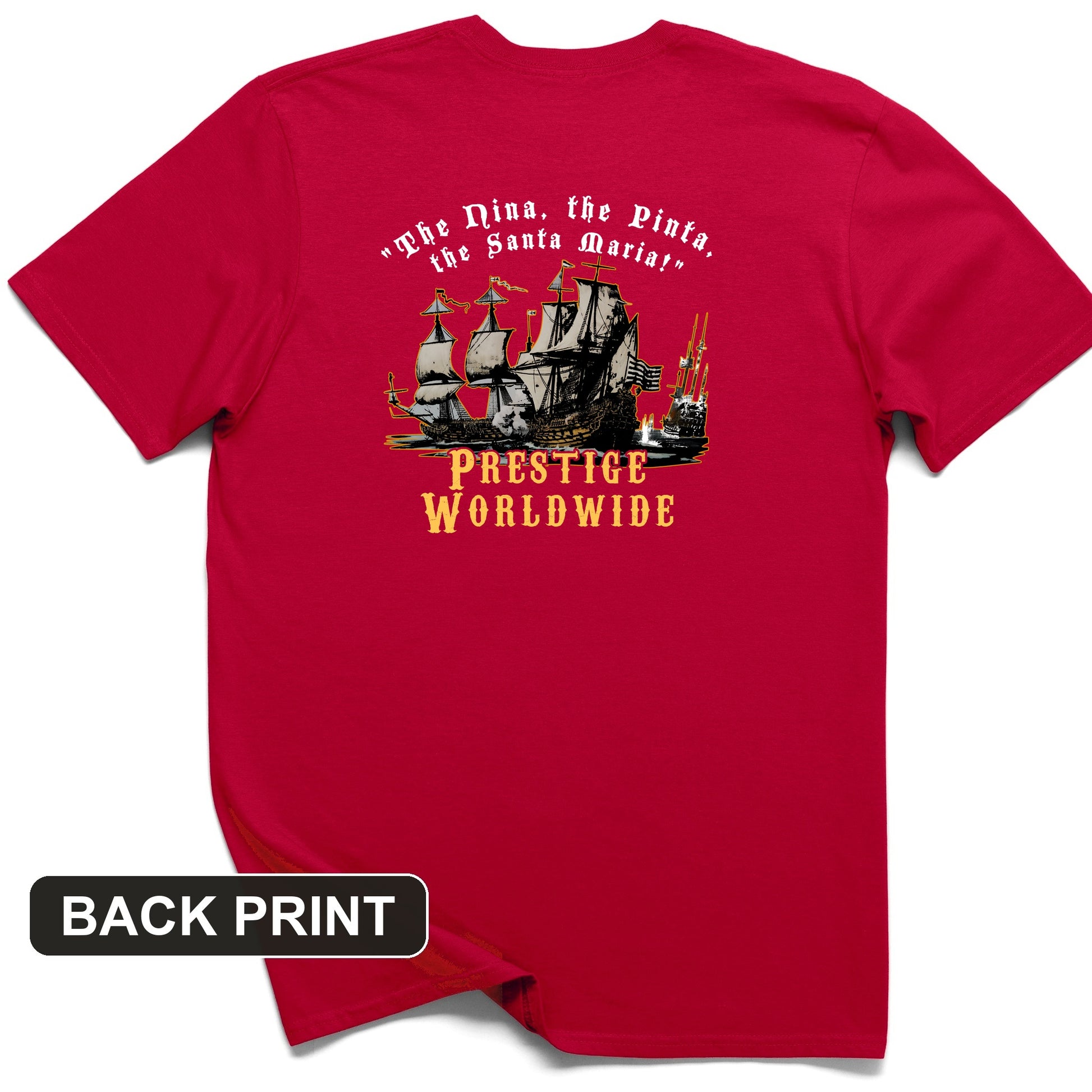 Prestige Worldwide Back Print T-Shirt