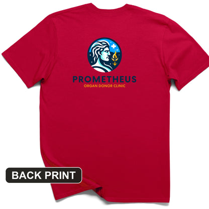 Prometheus Organ Donor Clinic Back Print T-Shirt