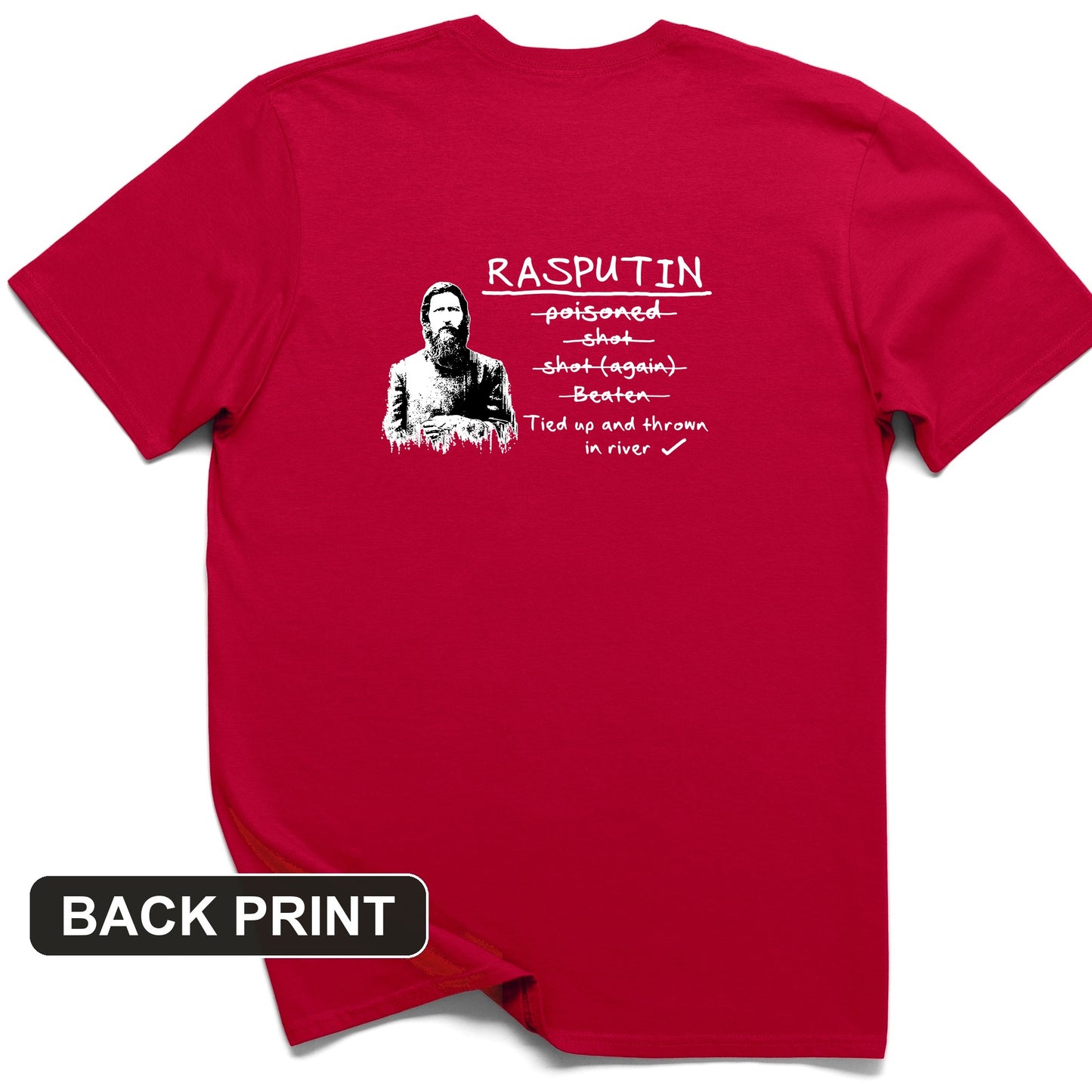 Rasputin Back Print T-Shirt